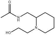 N-[1-(2-Hydroxy-ethyl)-piperidin-2-ylMethyl]-acetaMide 结构式