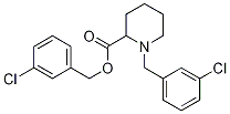 1-(3-氯-苄基)-哌啶-2-羧酸3-氯苄基酯 结构式