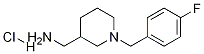 C-[1-(4-氟-苄基)-哌啶-3-基]甲胺盐酸盐 结构式