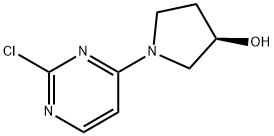(R)-1-(2-氯-嘧啶-4-基)-吡咯烷-3-醇 结构式