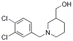 1-(3,4-二氯-苄基)-哌啶-3-基]-甲醇 结构式