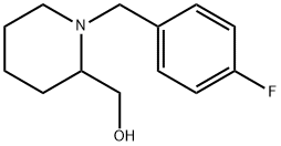 1-(4-氟-苄基)-哌啶-2-基]-甲醇 结构式