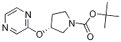 (R)-3-(Pyrazin-2-yloxy)-pyrrolidine-1-carboxylic acid tert-butyl ester 结构式