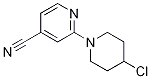 2-(4-chloropiperidin-1-yl)isonicotinonitrile 结构式