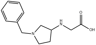 (1-Benzyl-pyrrolidin-3-ylaMino)-acetic acid 结构式