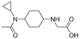 (1R,4R)-[4-(Acetyl-cyclopropyl-aMino)-cyclohexylaMino]-acetic acid 结构式