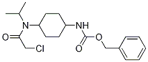 (1R,4R)-{4-[(2-Chloro-acetyl)-isopropyl-aMino]-cyclohexyl}-carbaMic acid benzyl ester 结构式