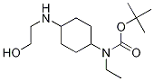 (1R,4R)-Ethyl-[4-(2-hydroxy-ethylaMino)-cyclohexyl]-carbaMic acid tert-butyl ester 结构式