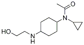 (1R,4R)-N-Cyclopropyl-N-[4-(2-hydroxy-ethylaMino)-cyclohexyl]-acetaMide 结构式