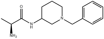 (S)-2-AMino-N-(1-benzyl-piperidin-3-yl)-propionaMide 结构式