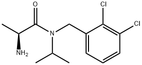 (S)-2-AMino-N-(2,3-dichloro-benzyl)-N-isopropyl-propionaMide 结构式