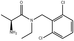 (S)-2-AMino-N-(2,6-dichloro-benzyl)-N-ethyl-propionaMide 结构式