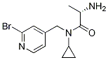 (S)-2-AMino-N-(2-broMo-pyridin-4-ylMethyl)-N-cyclopropyl-propionaMide 结构式