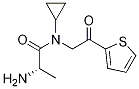 (S)-2-AMino-N-cyclopropyl-N-(2-oxo-2-thiophen-2-yl-ethyl)-propionaMide 结构式