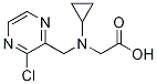 [(3-Chloro-pyrazin-2-ylMethyl)-cyclopropyl-aMino]-acetic acid 结构式