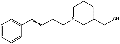 [1-((E)-4-苯基-丁-3-烯基)-哌啶-3-基]-甲醇 结构式