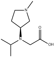 [Isopropyl-((S)-1-Methyl-pyrrolidin-3-yl)-aMino]-acetic acid 结构式