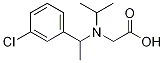 {[1-(3-Chloro-phenyl)-ethyl]-isopropyl-aMino}-acetic acid 结构式