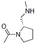 1-((S)-2-MethylaMinoMethyl-pyrrolidin-1-yl)-ethanone 结构式