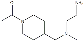 1-(4-{[(2-AMino-ethyl)-Methyl-aMino]-Methyl}-piperidin-1-yl)-ethanone 结构式