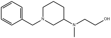 2-[(1-Benzyl-piperidin-3-yl)-Methyl-aMino]-ethanol 结构式