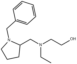 2-[(1-Benzyl-pyrrolidin-2-ylMethyl)-ethyl-aMino]-ethanol 结构式