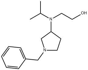 2-[(1-Benzyl-pyrrolidin-3-yl)-isopropyl-aMino]-ethanol 结构式