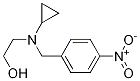 2-[Cyclopropyl-(4-nitro-benzyl)-aMino]-ethanol 结构式