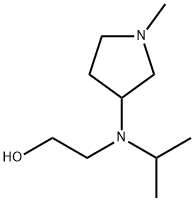 2-[Isopropyl-(1-Methyl-pyrrolidin-3-yl)-aMino]-ethanol 结构式