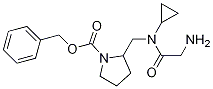 2-{[(2-AMino-acetyl)-cyclopropyl-aMino]-Methyl}-pyrrolidine-1-carboxylic acid benzyl ester 结构式