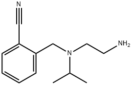 2-{[(2-AMino-ethyl)-isopropyl-aMino]-Methyl}-benzonitrile 结构式