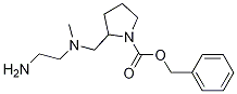 2-{[(2-AMino-ethyl)-Methyl-aMino]-Methyl}-pyrrolidine-1-carboxylic acid benzyl ester 结构式