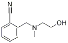 2-(((2-羟乙基)(甲基)氨基)甲基)苯甲腈 结构式