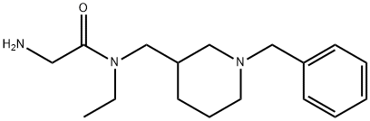 2-AMino-N-(1-benzyl-piperidin-3-ylMethyl)-N-ethyl-acetaMide 结构式