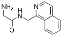 2-氨基-N-(异喹啉-1-基甲基)乙酰胺 结构式