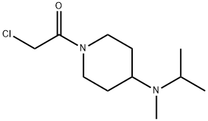 2-Chloro-1-[4-(isopropyl-Methyl-aMino)-piperidin-1-yl]-ethanone 结构式