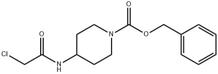 4-(2-Chloro-acetylaMino)-piperidine-1-carboxylic acid benzyl ester 结构式