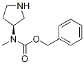 Methyl-(S)-pyrrolidin-3-yl-carbaMic acid benzyl ester 结构式