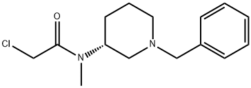 N-((R)-1-Benzyl-piperidin-3-yl)-2-chloro-N-Methyl-acetaMide 结构式