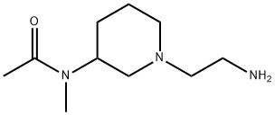 N-[1-(2-AMino-ethyl)-piperidin-3-yl]-N-Methyl-acetaMide 结构式