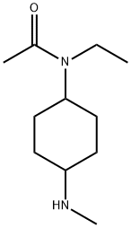 N-Ethyl-N-(4-MethylaMino-cyclohexyl)-acetaMide 结构式