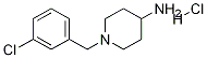 1-(3-氯-苄基)-哌啶-4-基胺盐酸盐 结构式