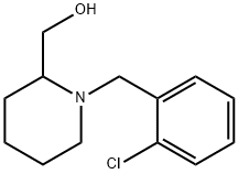 1-(2-氯-苄基)-哌啶-2-基]-甲醇 结构式