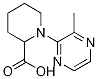 1-(3-甲基吡嗪-2-基)-哌啶-2-羧酸 结构式