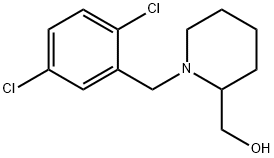 1-(2,5-二氯-苄基)-哌啶-2-基]-甲醇 结构式