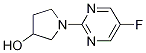 1-(5-氟嘧啶-2-基)-吡咯烷-3-醇 结构式