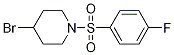 4-bromo-1-(4-fluorophenylsulfonyl)piperidine 结构式