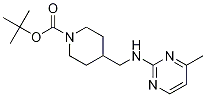 4-[(4-甲基-嘧啶-2-基氨基)-甲基]-哌啶-1-羧酸叔丁基酯 结构式