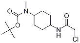 (1R,4R)- [4-(2-Chloro-acetylaMino)-cyclohexyl]-Methyl-carbaMic acid tert-butyl ester 结构式