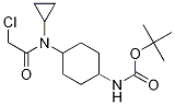 (1R,4R)-{4-[(2-Chloro-acetyl)-cyclopropyl-aMino]-cyclohexyl}-carbaMic acid tert-butyl ester 结构式